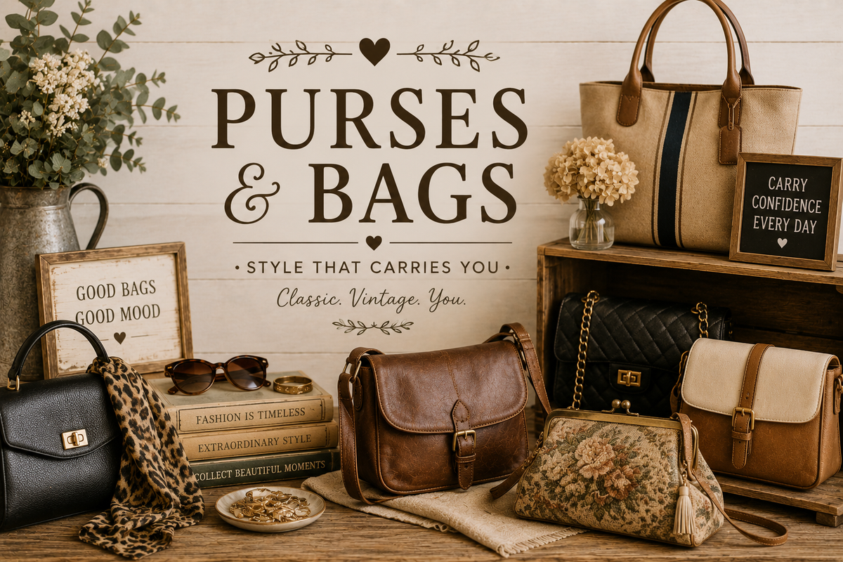 Purses and Bags.