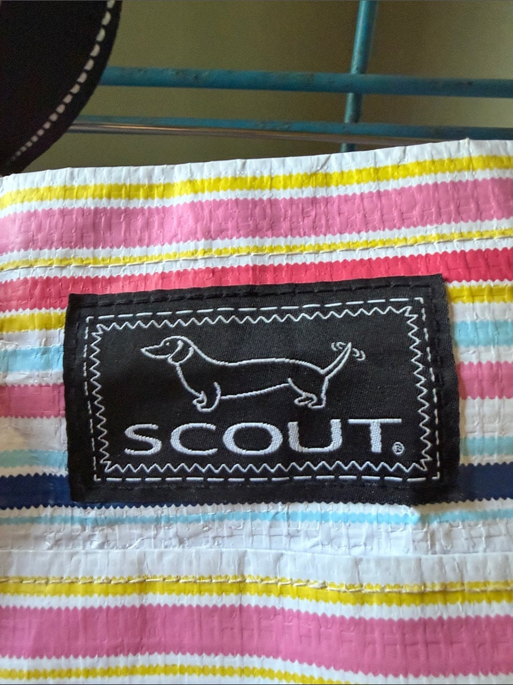 Scout Striped Tote Bag with Mesh Side Pockets
