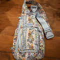 Vera Bradley Floral Patterned Sling Bag with Adjustable Strap