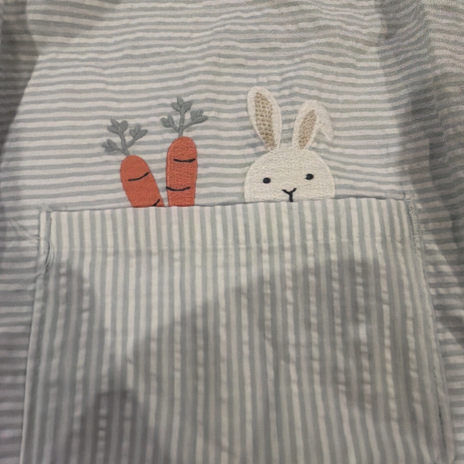 Carter's Baby Sleeveless Romper with Bunny and Carrot Pocket 18 Months