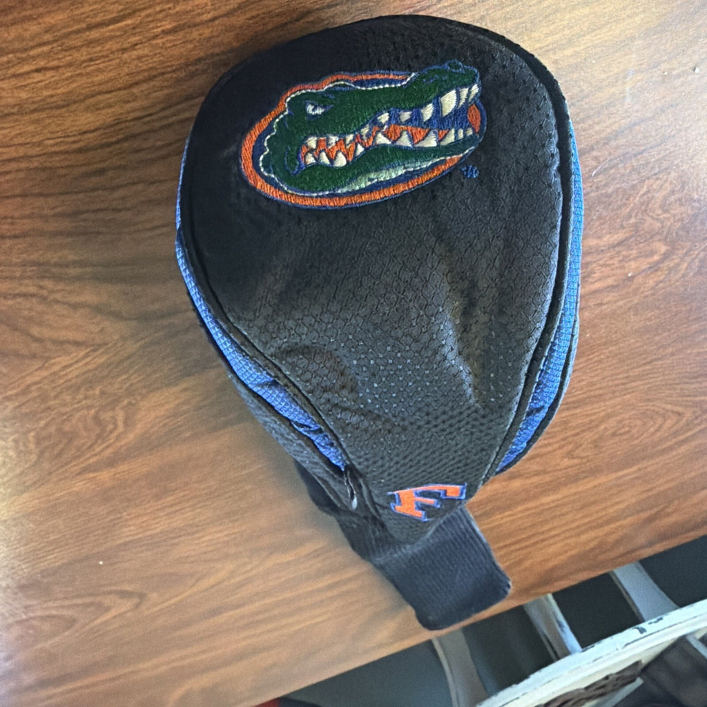 Florida Gators Apex Driver Headcoverquilted PU exterior soft faux fur lining.