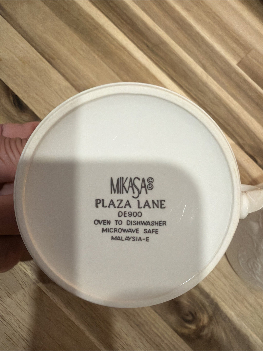 Set of 5 Mikasa Plaza Lane Coffee Cups Mugs Fine China