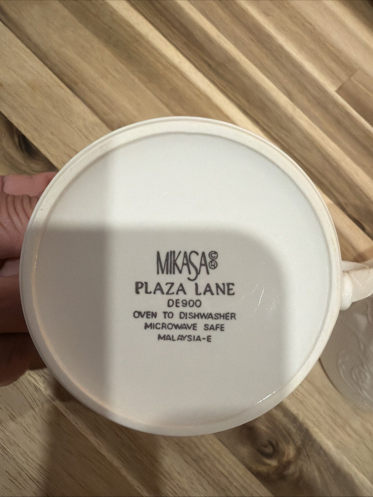 Set of 5 Mikasa Plaza Lane Coffee Cups Mugs Fine China