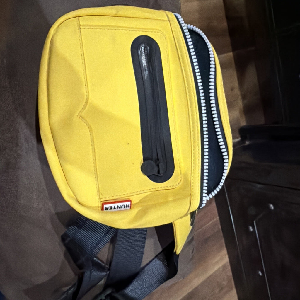 Hunter Yellow Crossbody Bag with Adjustable Strap