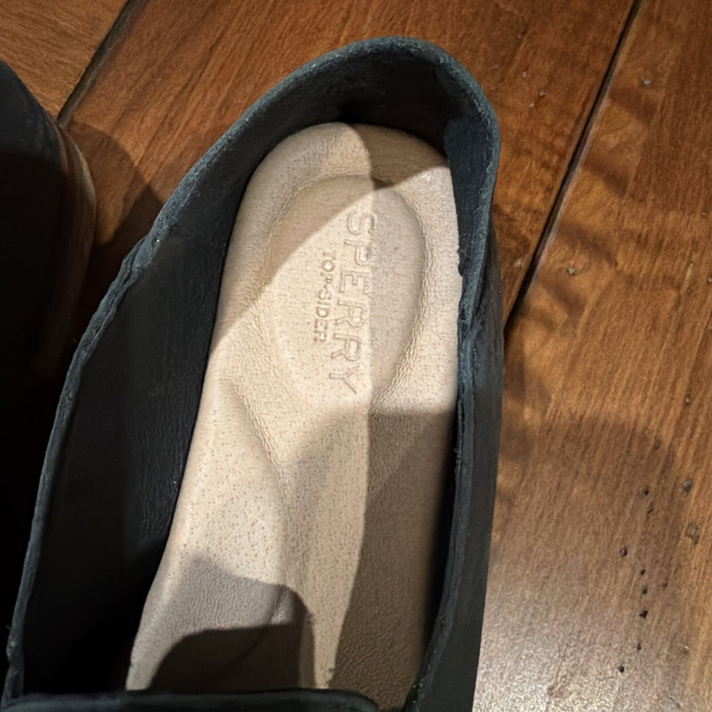 Sperry Black Slip-On Loafers