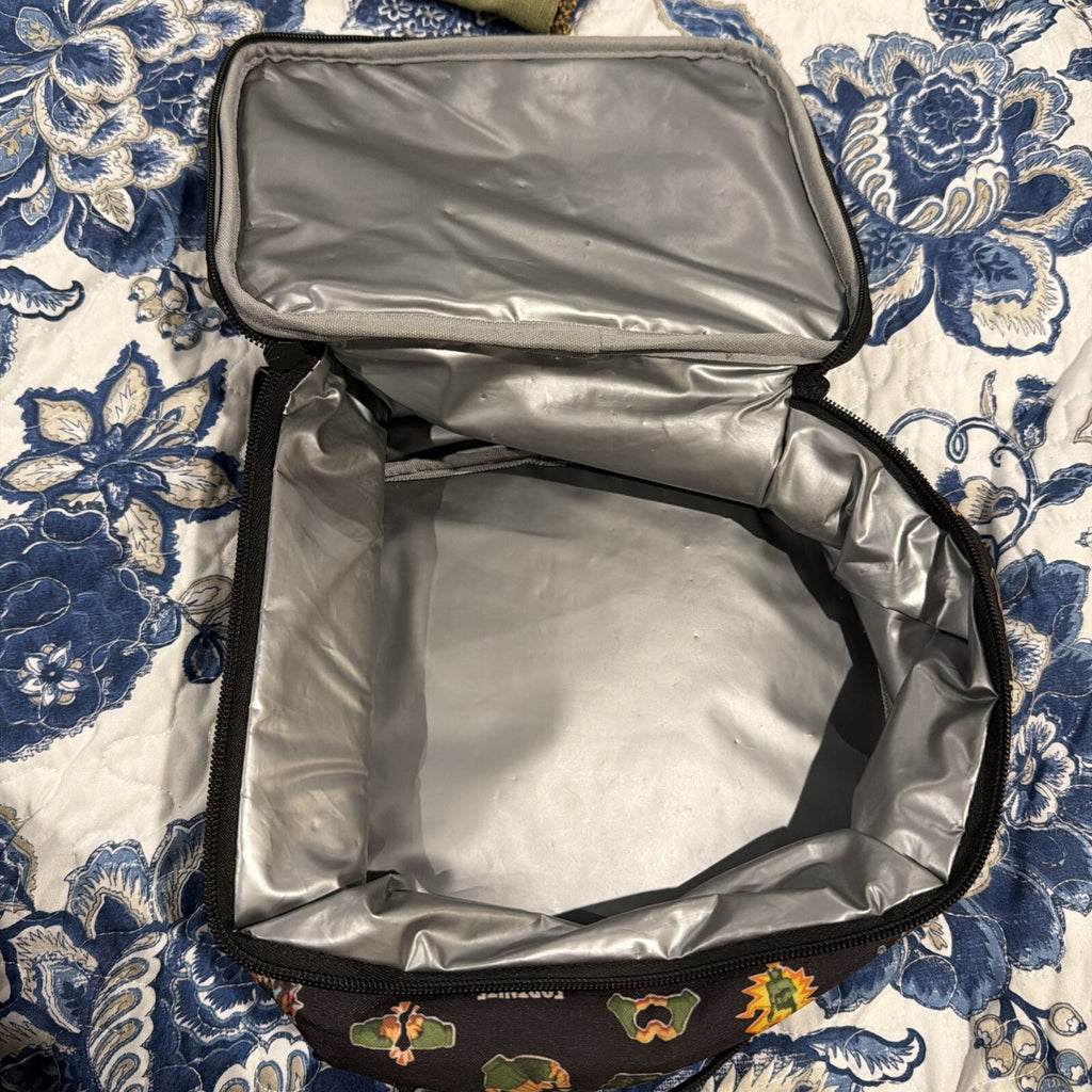 Fortnite Insulated Zipper Lunch Bag with Handle Black