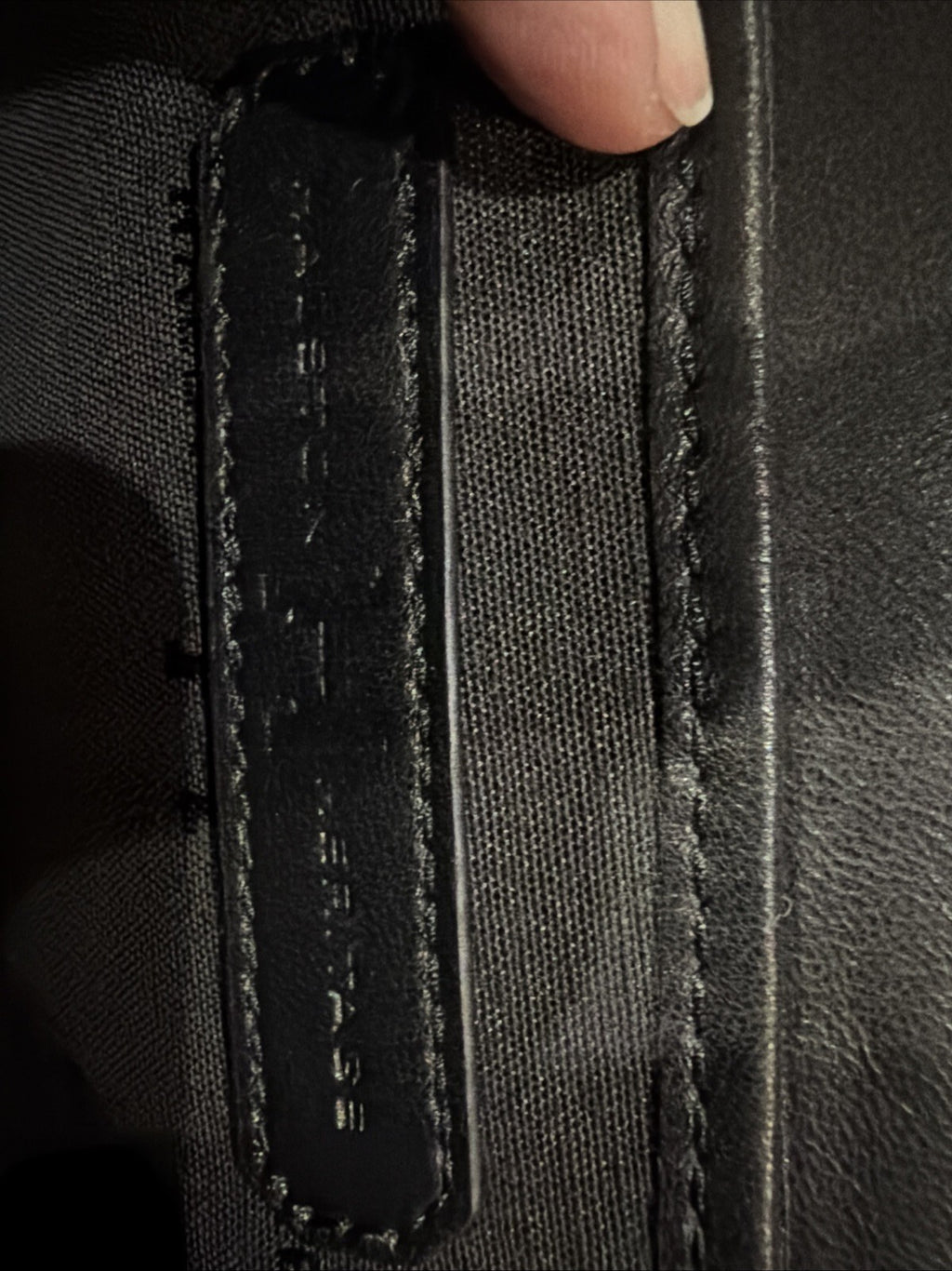 Halston Heritage Clutch Bag with Canvas and Leather