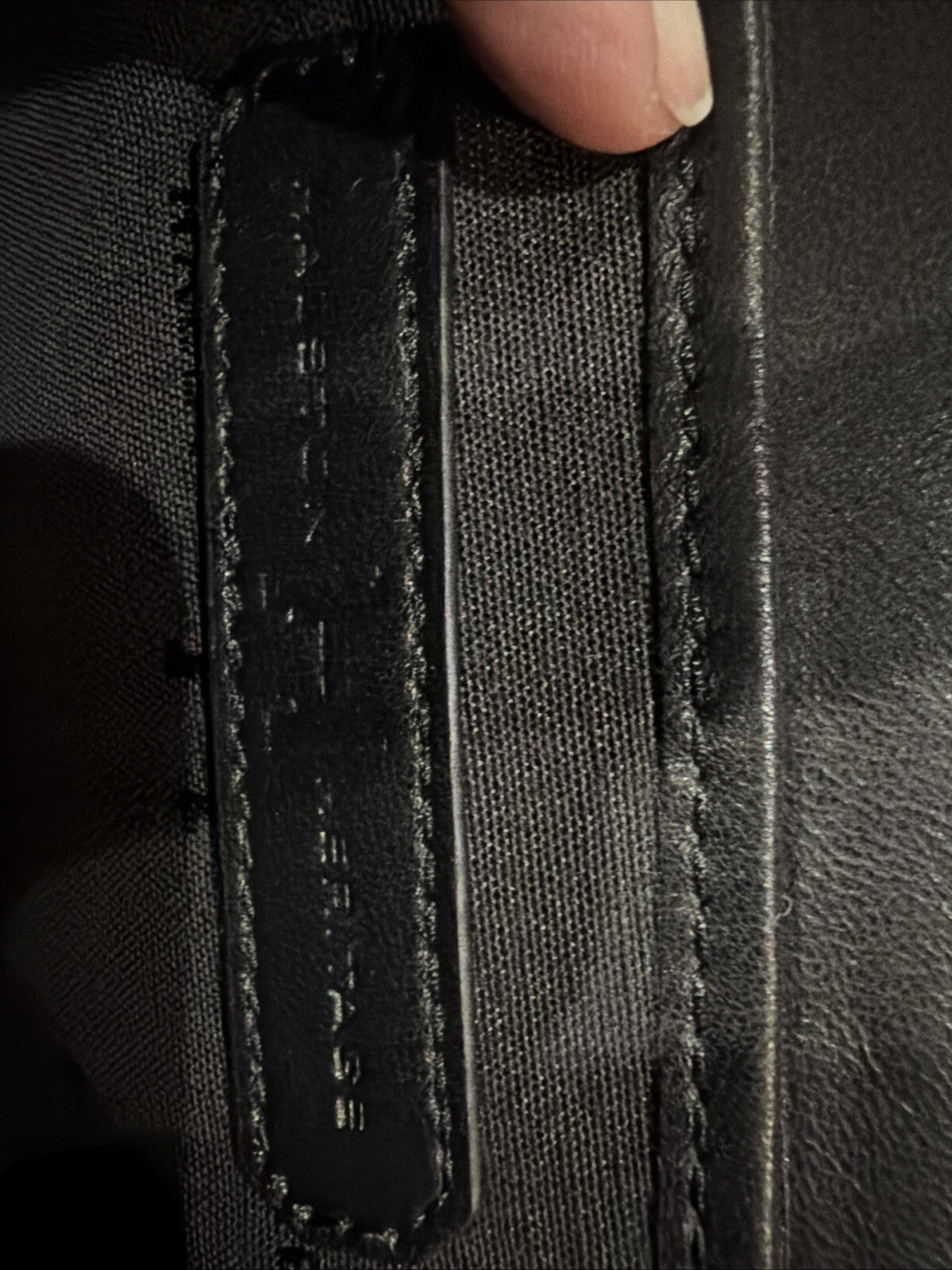 Halston Heritage Clutch Bag with Canvas and Leather