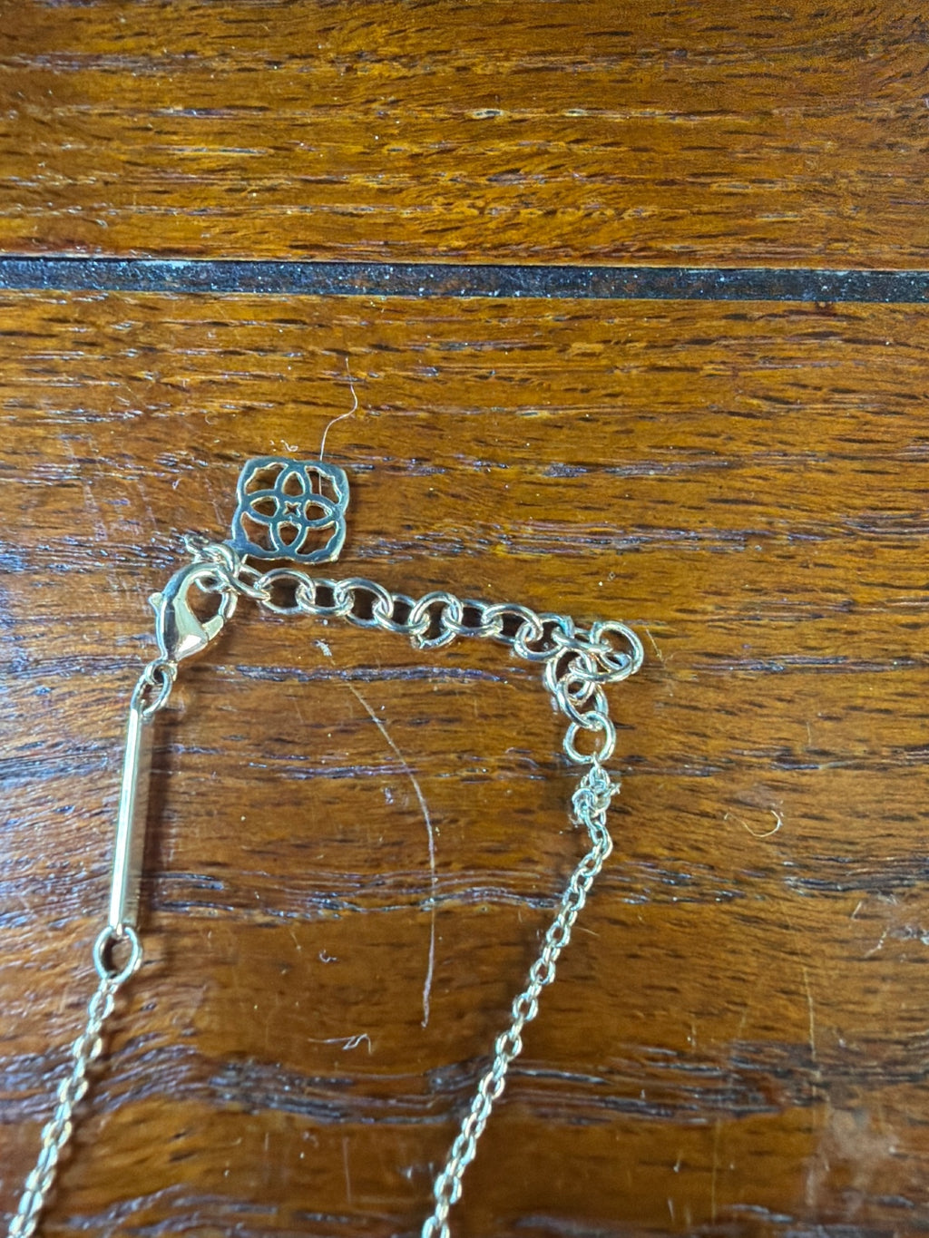 Kendra Scott Elisa Gold Necklace with White Drusy Stone