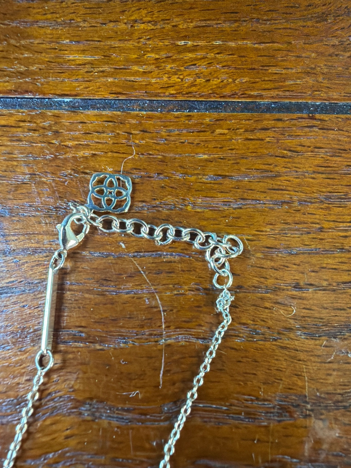 Kendra Scott Elisa Gold Necklace with White Drusy Stone