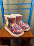 UGG Kids Multicolor Tie-Dye Pattern Ankle Boots