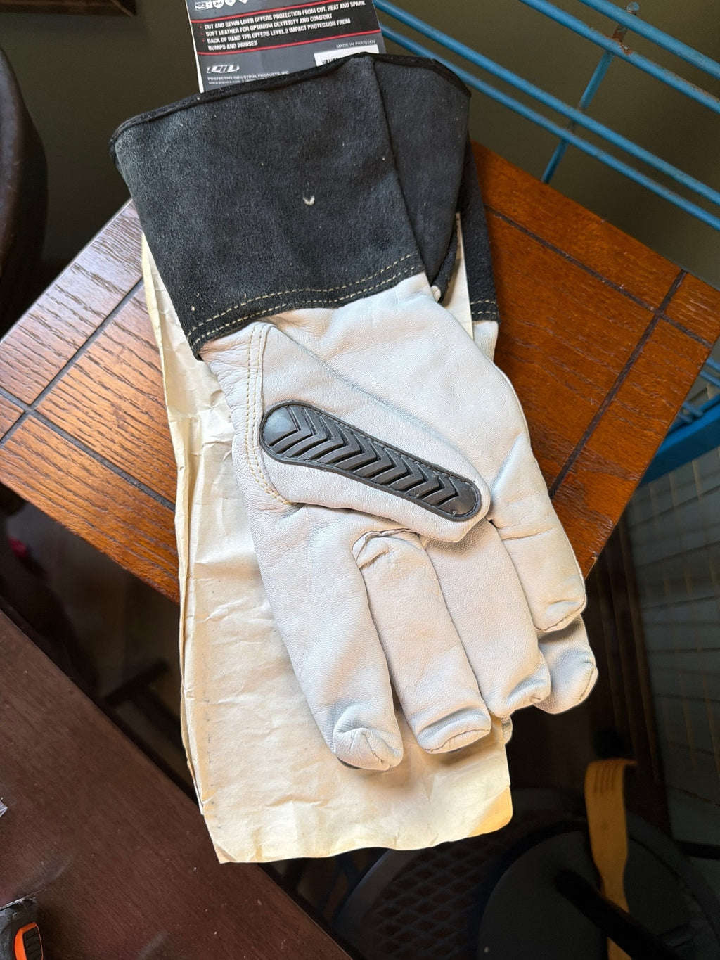 Ironcat MIG/TIG Welding Gloves Premium Grain Goatskin Cut & Impact Resistant 2XL