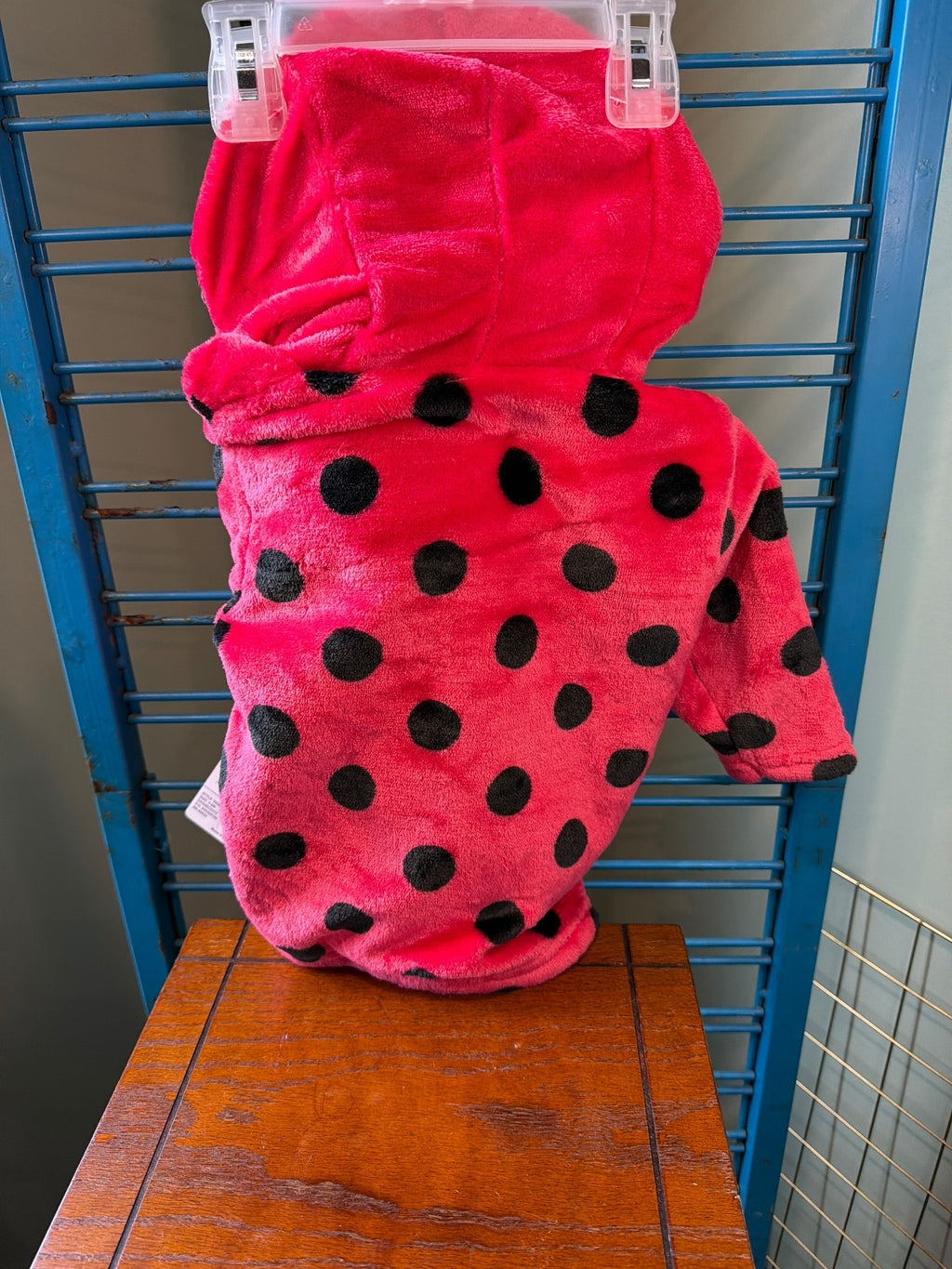 Hudson Baby Snuggle Time Ladybug Bathrobe and Plush Toy Gift Set for 0-9 Months