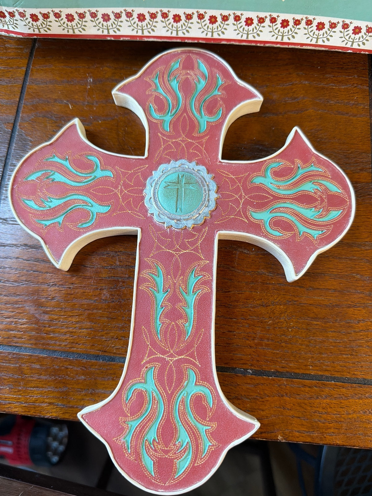 Prairie Rose Faithful Journey Decorative Wall Cross