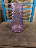 Vintage Purple Glass Table Vase by AEG Blass