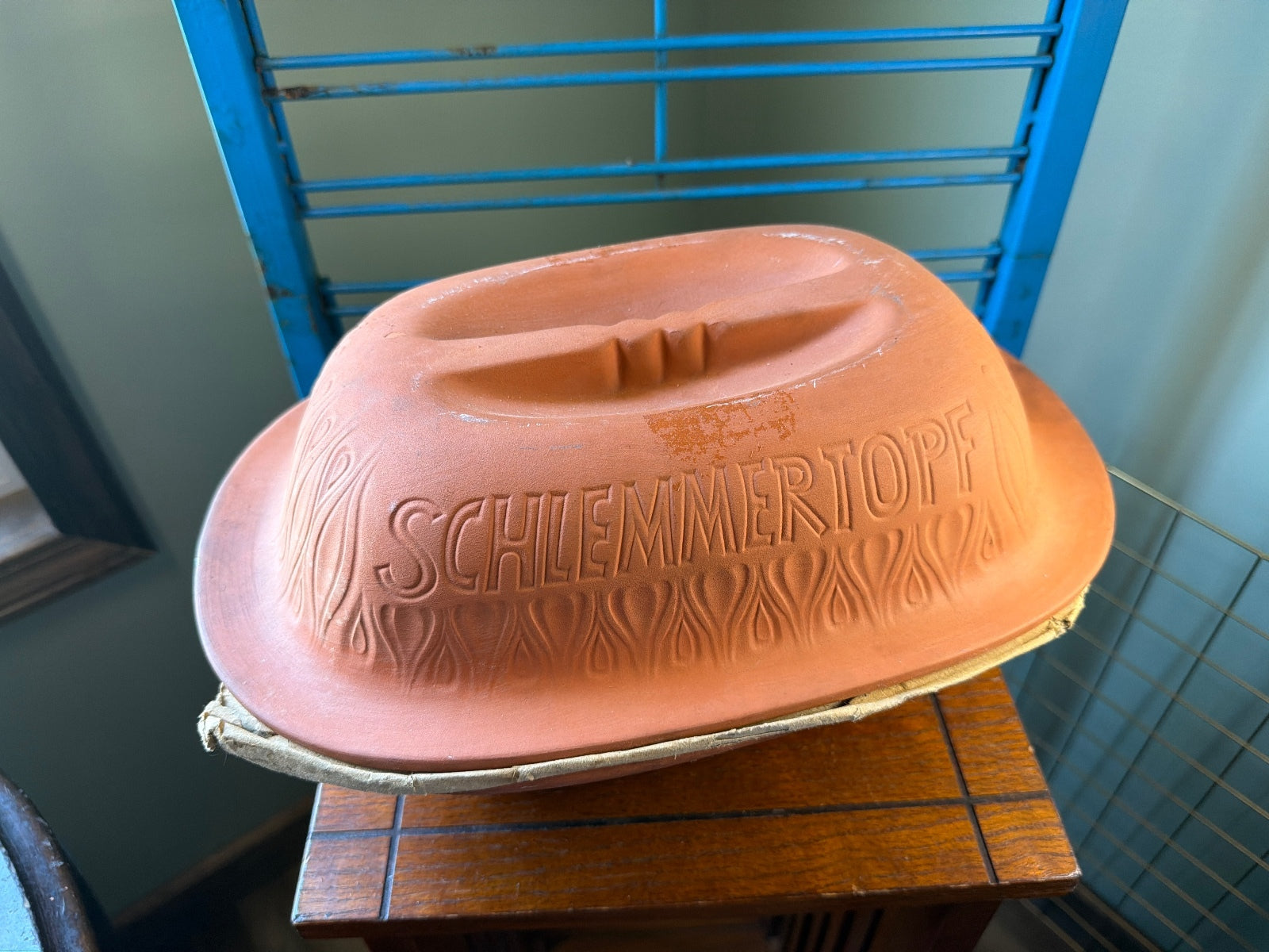Vintage Römertopf Schlemmertopf Terra Cotta Clay Pot with Lid