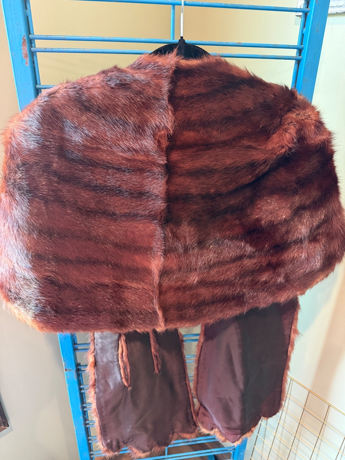 Vintage Stanley's East St. Louis Brown Fur Jacket