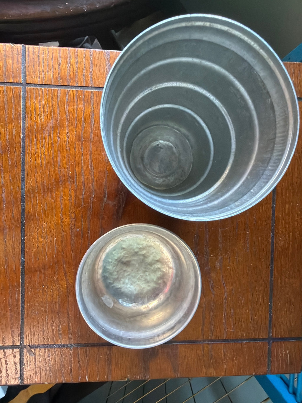 vintage Mirro Aluminum Measuring Cup Shaker