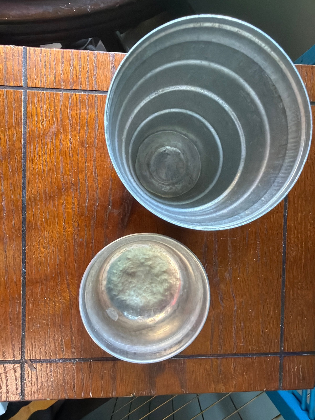vintage Mirro Aluminum Measuring Cup Shaker