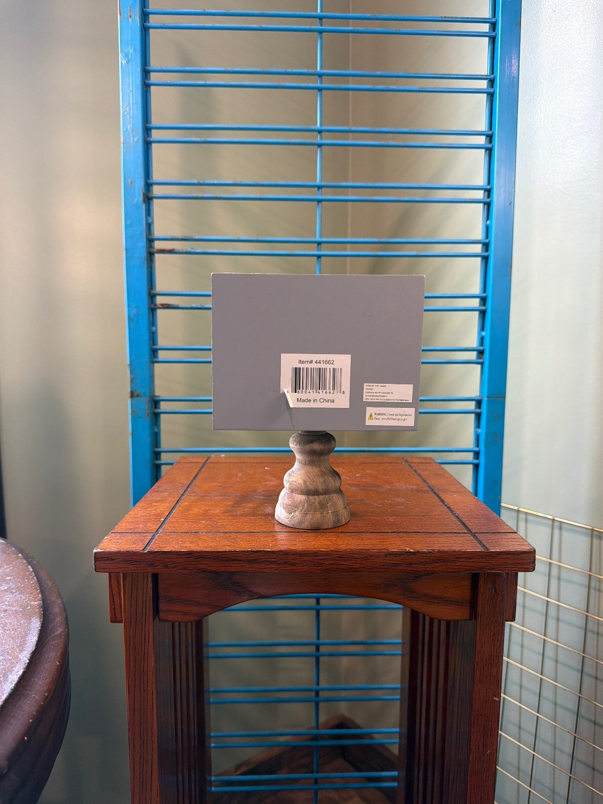 Happy To Be Home With You Decorative Sign on Wooden Stand