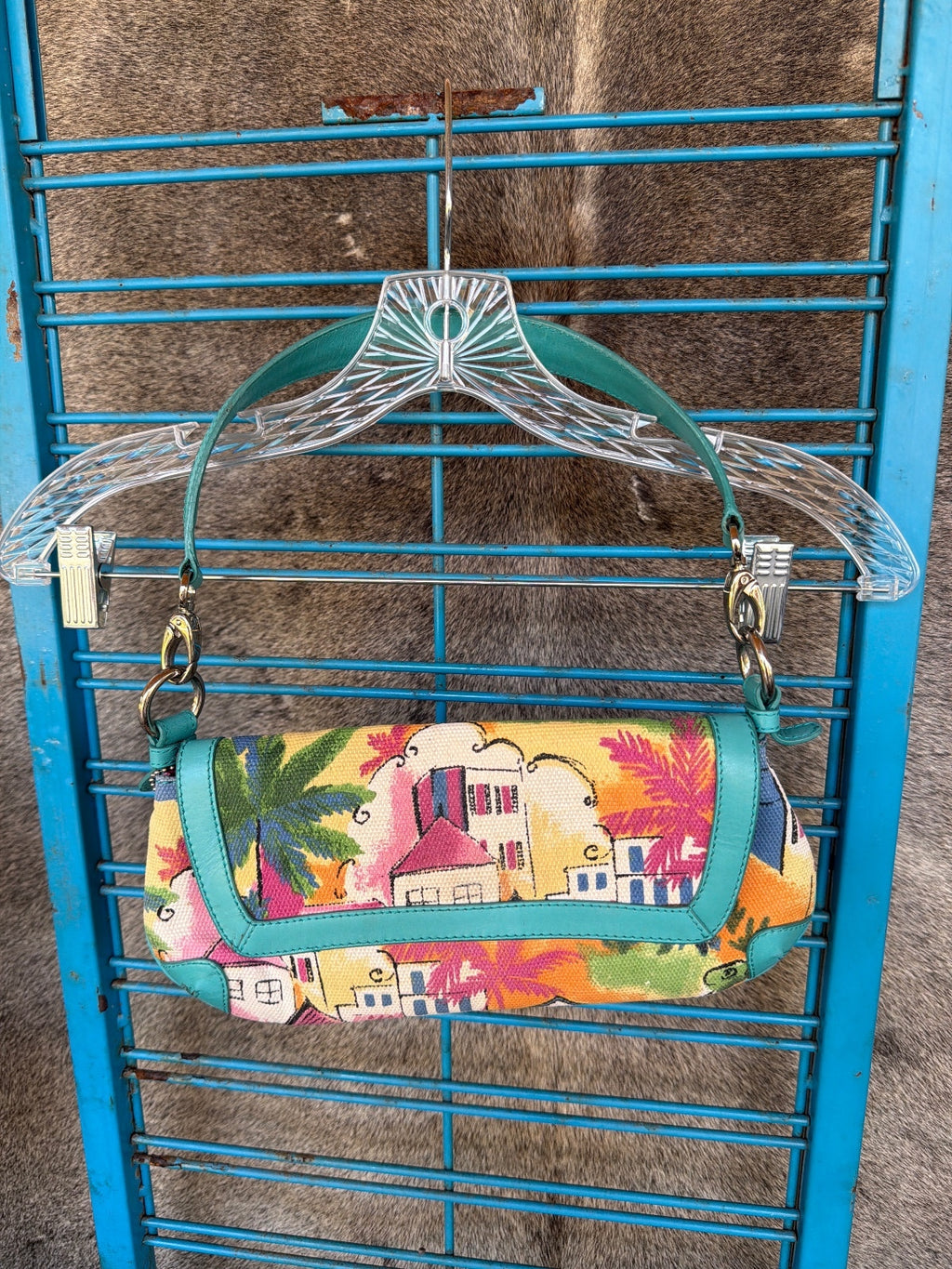 Sak Pink Label Colorful Tropical Print Shoulder Bag