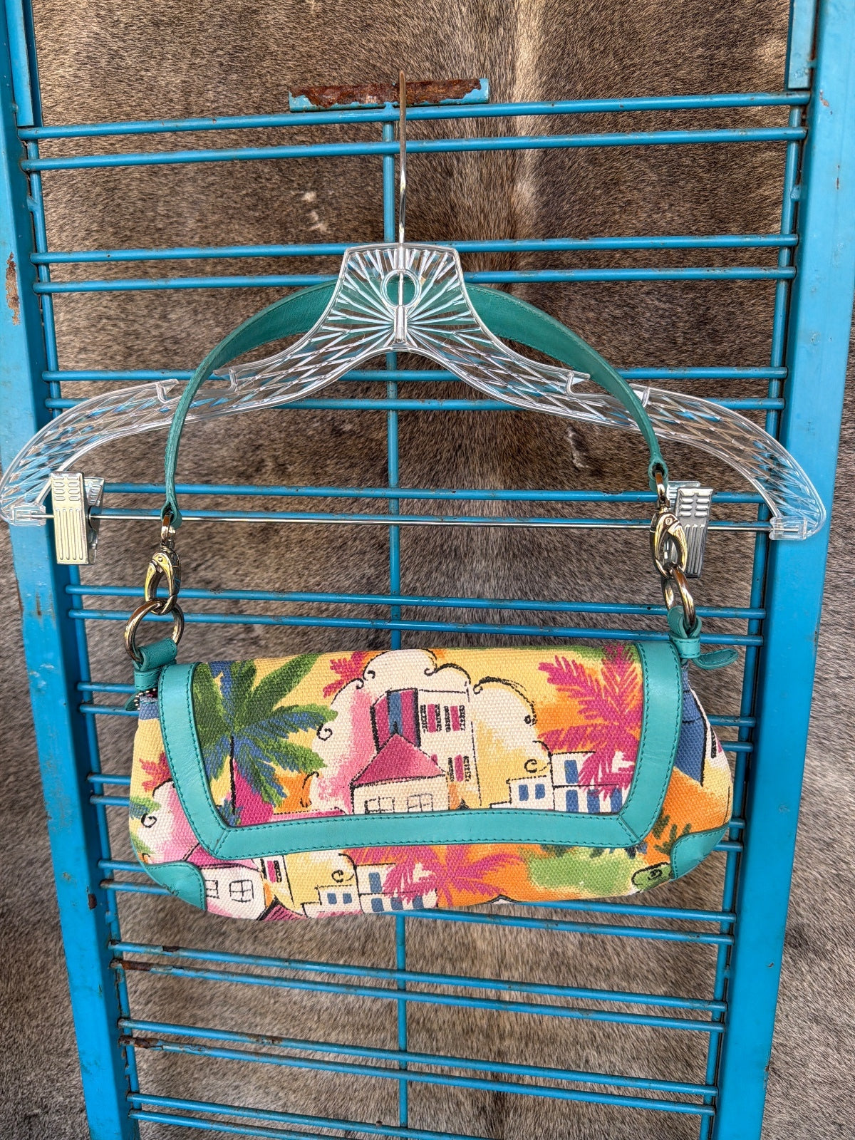 Sak Pink Label Colorful Tropical Print Shoulder Bag