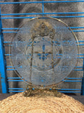 Vintage Anchor Hocking clear “sandwich” pattern plate