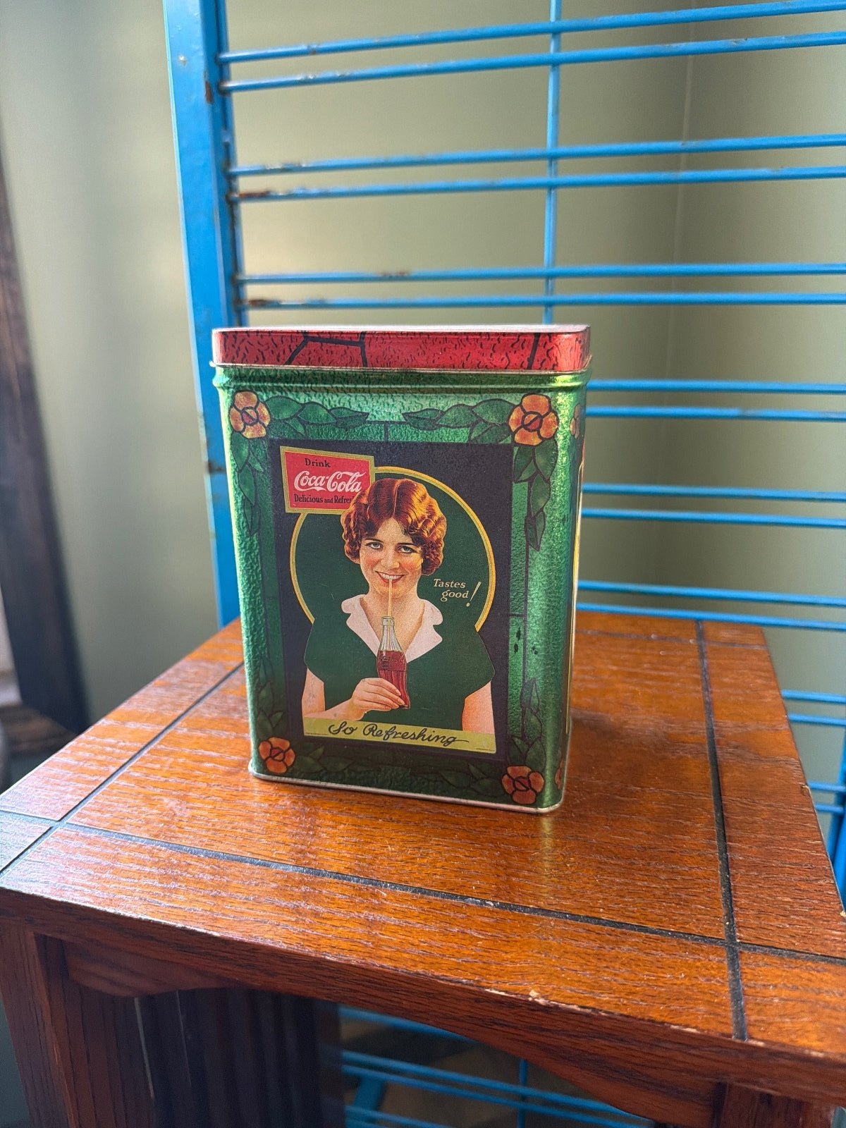 Vintage Coca-Cola Decorative Tin Storage Box