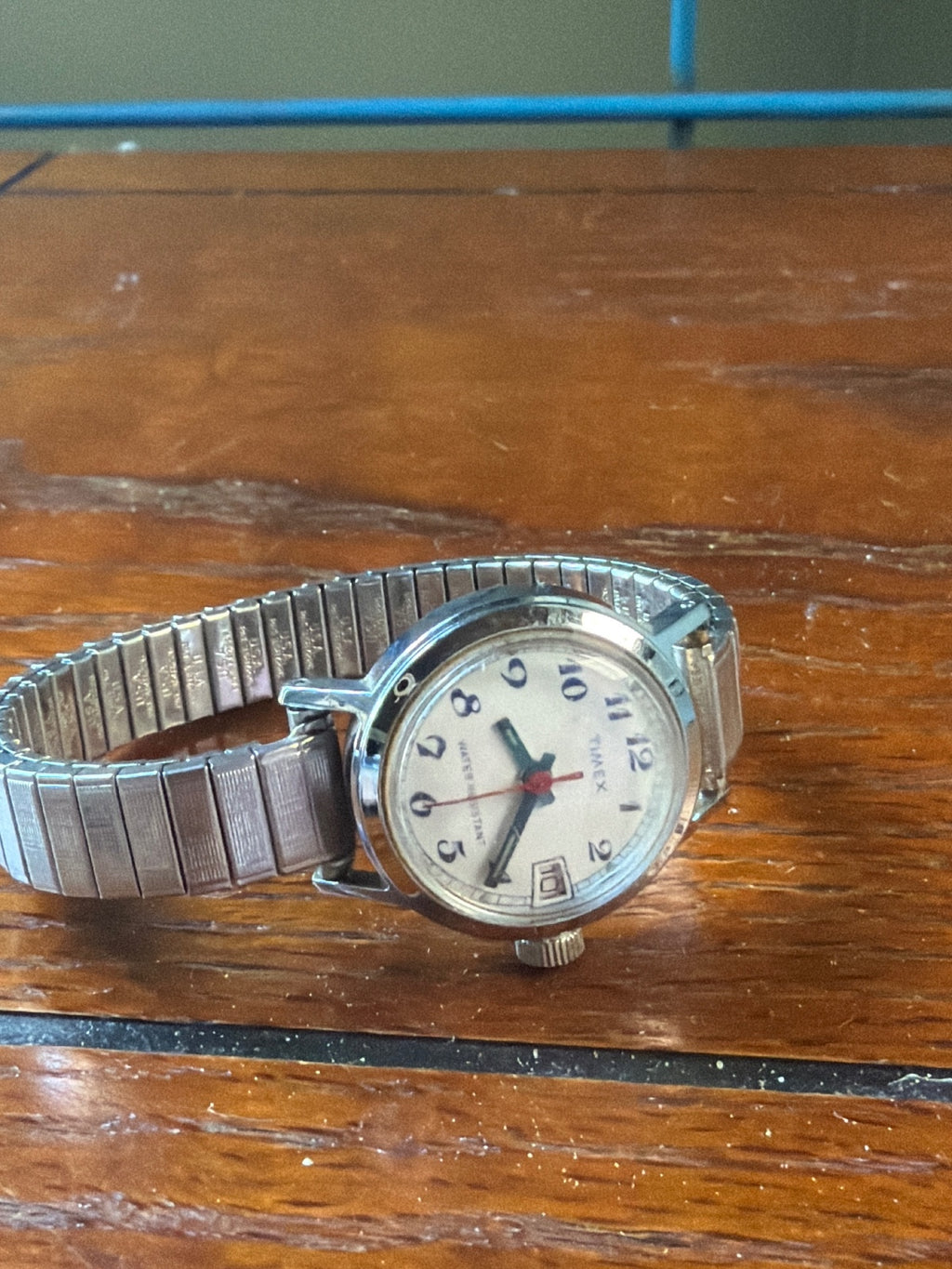 Timex Stainless Steel Women's Wristwatch with Date Function
