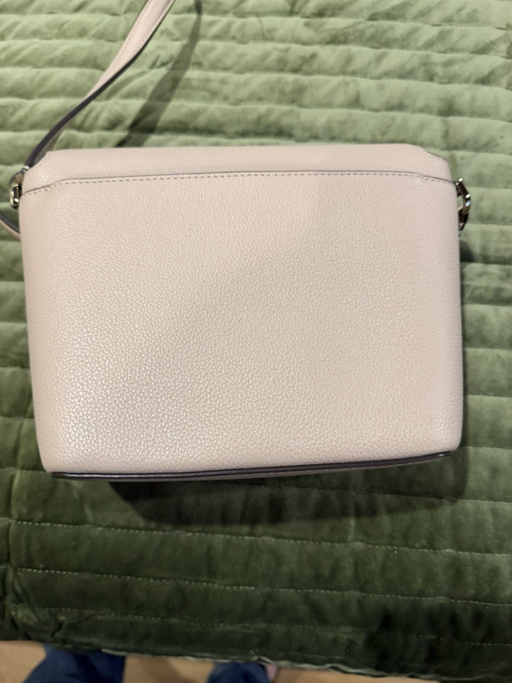 Kate Spade New York Cream Leather Crossbody Bag