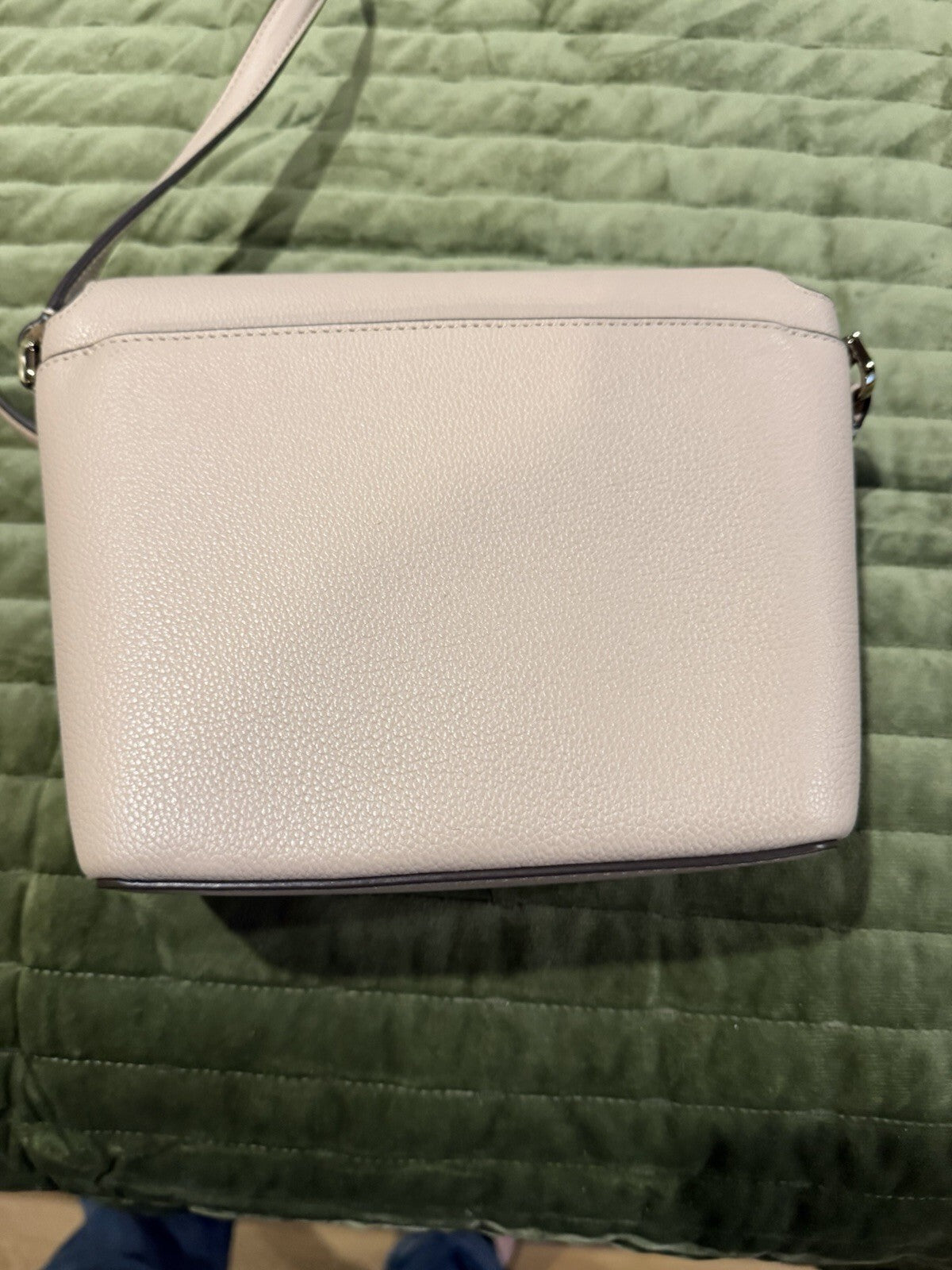 Kate Spade New York Cream Leather Crossbody Bag